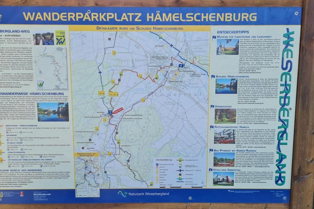 Schoene Ferienwohnung T&N Im Weserbergland Emmerthal Ngoại thất bức ảnh